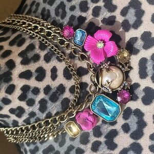Froggy necklace by Betsey Johnson